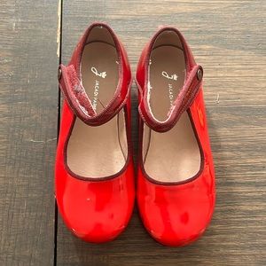 Jacadi red shoes